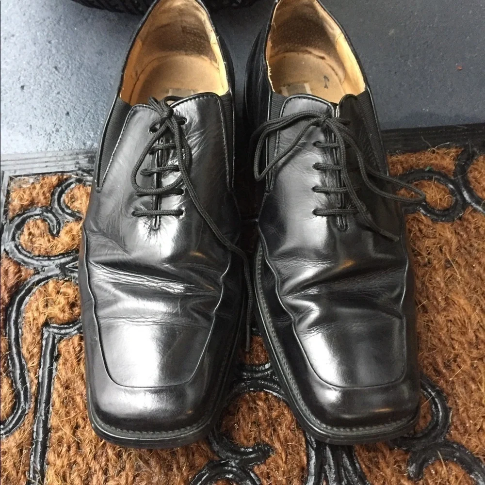 Fratelli Rossetti Black Oxford Men’s Dress Shoes